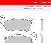 Комплект гальмівних колодок FE FDB2039EFP