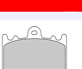 Комплект гальмівних колодок FE FDB574EFP