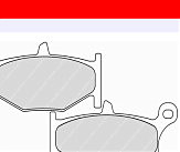 Комплект гальмівних колодок FE FDB2213EFP