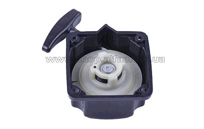 Стартер ручной (в сборе) садового пылесоса   (4 зацепа) AMG