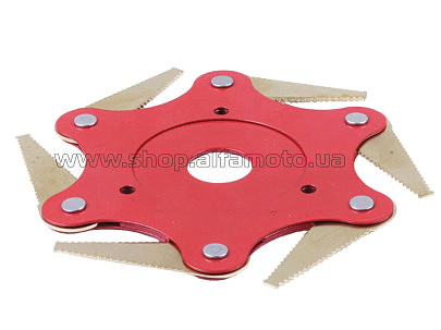 Нож мотокосы   6T   (сегментный) тип 2 YSTH-C062 AMG-2