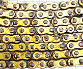 Цепь привода колеса 428H*118L GOLD