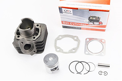 Цилиндр к-кт (цпг) Honda TACT AF09/AF16 50cc-41мм (палец 10мм, крепление глушителя 54мм)