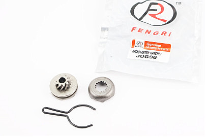 Храповик кикстартера Yamaha JOG + шайба, скоба