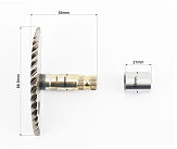 Півмісяць кікстартеру Honda DIO AF-18/27 + втулка