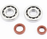 Подшипник коленвала DIO AF18/27 SCO4A47CS24PX1 (20x52x12) 2шт + сальник 15,5x25,5x7; 20x31x7