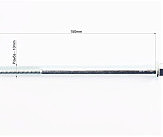 Вісь колеса переднього Suzuki LET'S-I / II / III d10mm; L150mm