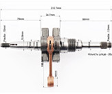 Коленвал Suzuki LET'S