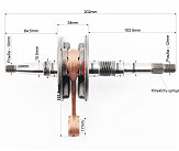 Коленвал Honda DIO AF35 (34mm)