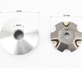 Вариатор передний к-кт Honda LEAD50