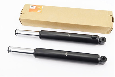 Амортизатор передний (перья), к-кт 2шт Honda DIO, 360мм (под бараб. торм.) черный