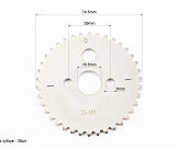 Звезда распредвала ГРМ 38T 172FMM-5/172FMM-3A/175FMN
