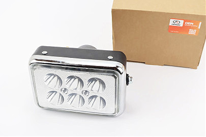 Фара передняя в сборе СВЕТОДИОДНАЯ, 180x120мм