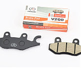 Тормозные колодки (дисковые) правое ухо, Viper - RACE/STORM/CG/СВ/HONDA-LS125;NSR 50;MBX 50/LIFAN/KYMCO-Pulsar/LONCIN, к-кт 2шт, черные