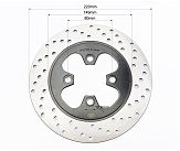 V200R Диск тормозной задний