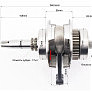 Коленвал в сборе CB-250cc