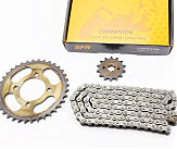 Зірки, ланцюг к-кт JH - 428H-116L+36T+14T (у коробці) 