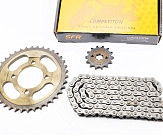 Зірки, ланцюг к-кт JH - 428H-108L+38T+14T (у коробці) 