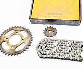 Зірки, ланцюг к-кт JH - 428-108L+36T+14T (у коробці) 