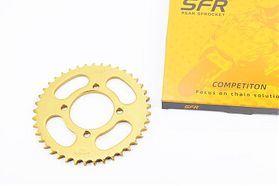 Зірка задня RS125 &mdash; 428-41T &mdash; d=64; 4отв.*80mm GOLD