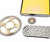 Звезды, цепь к-кт ZS125J-428H-116L+43T+15T 