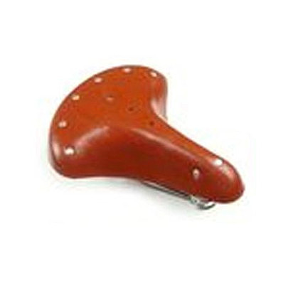 Седло велосипедное СССР (красное) FM-3