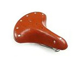 Седло велосипедное СССР (красное) FM-3