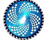 Нож мотокосы   40T   (?255/25.4 mm)   (победитовые зубья)   (синий) тип 2 SVET