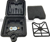 Фильтр воздушный мотокосы (в сборе)   (квадратный) (нового образца) SVET