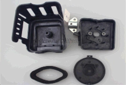 Фильтр воздушный мотокосы (в сборе)   (круглый) (старого образца) SVET