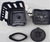 Фильтр воздушный мотокосы (в сборе)   (круглый) (старого образца) SVET