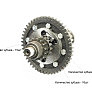 Дифференциал в сборе Z-47, Z-15x16, Z-11, Z-18 JR-Q12E (120-1), с блокировкой (возможен налет)