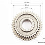 Шестерня КПП вторинного вала Z-39x40, Dвн.-32mm