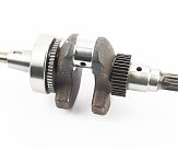 Коленвал 186F (Dшейки-40mm, H-118,0mm) под шлиц +шестерни+подшипник, запрессованный