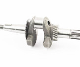 Коленвал 168F/170F (Dшейки-30mm, H-85mm, L-235mm) под шлиц D-25mm (есть резьба со стороны шлицов)