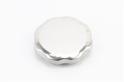 Крышка бака топливного D-70mm, 168F/170F/173F/177F/182F/188F/190F, металл, "ХРОМ", Тип 1