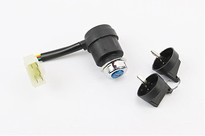 Замок запалювання (кріплення на різьбленні d-23mm) роз'єм великий "тато 5"