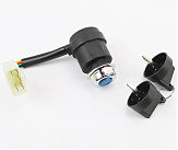 Замок зажигания (крепление на резьбе d-23mm) разъем большой 