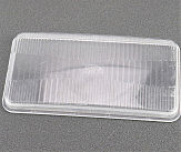 Стекло передней фары (195x100mm) R195NM (пластик)