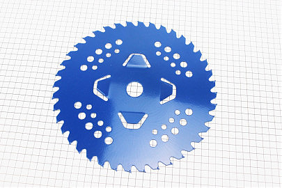 Нож 40Тх255mm победитовые зубья "лепесток", "BLUE"