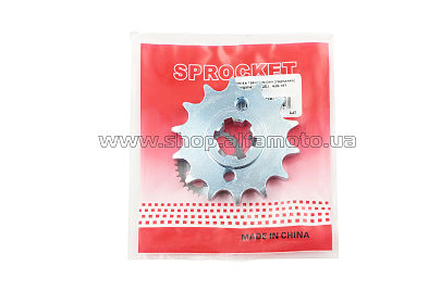 Звезда трансмиссии (передняя) Zongshen ZS125J 428-14T X-SPROCKET