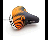 Седло велосипедное   (детское)   (оранжево- черное)   Kids bike