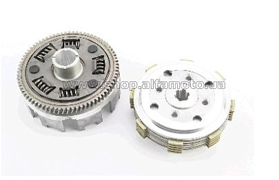 Корзина сцепления   (в сборе) BOXER BM/ВМX 150   (4 болта, маховик 75зуб.)   KOMATCU