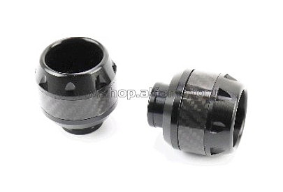 Крашпеды-слайдеры (отбойники) универсальные, КАРБОН к-кт 2шт   FLD