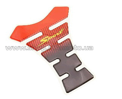 Наклейка   на бак   `SPORT`, красная