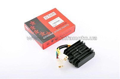 Реле зарядки Zongshen, Lifan 125/150 (3+3 провода) STAR