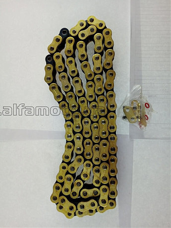 Цепь трансмиссии   428HV-112L   O-Ring    МИНСК, ВОСХОД   (жёлтая, сальниковая)   RES