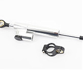 Демпфер руля линейный универсальный, хром