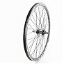 Колесо 26" заднее V/Disk-brake, обод алюминиевый, втулка 14Gx36H, пром подшипники 6000 2RS под вольнобег, крепл. гайка, "GRAVITY"