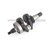 Коленвал   м/б   178F   (6Hp)   (c шестернями и подшипником)   (под шлицы, ?25mm)   DIGGER